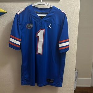 Florida Gators Jordan Nike Jersey Blue #1 Size large like new